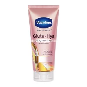 Vaseline Gluta-Hya Dewy Radiance Serum Burst Lotion 200ml pink tube for brightening