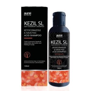 Kezil SL Shampoo 100ml bottle for dandruff and seborrheic dermatitis relief