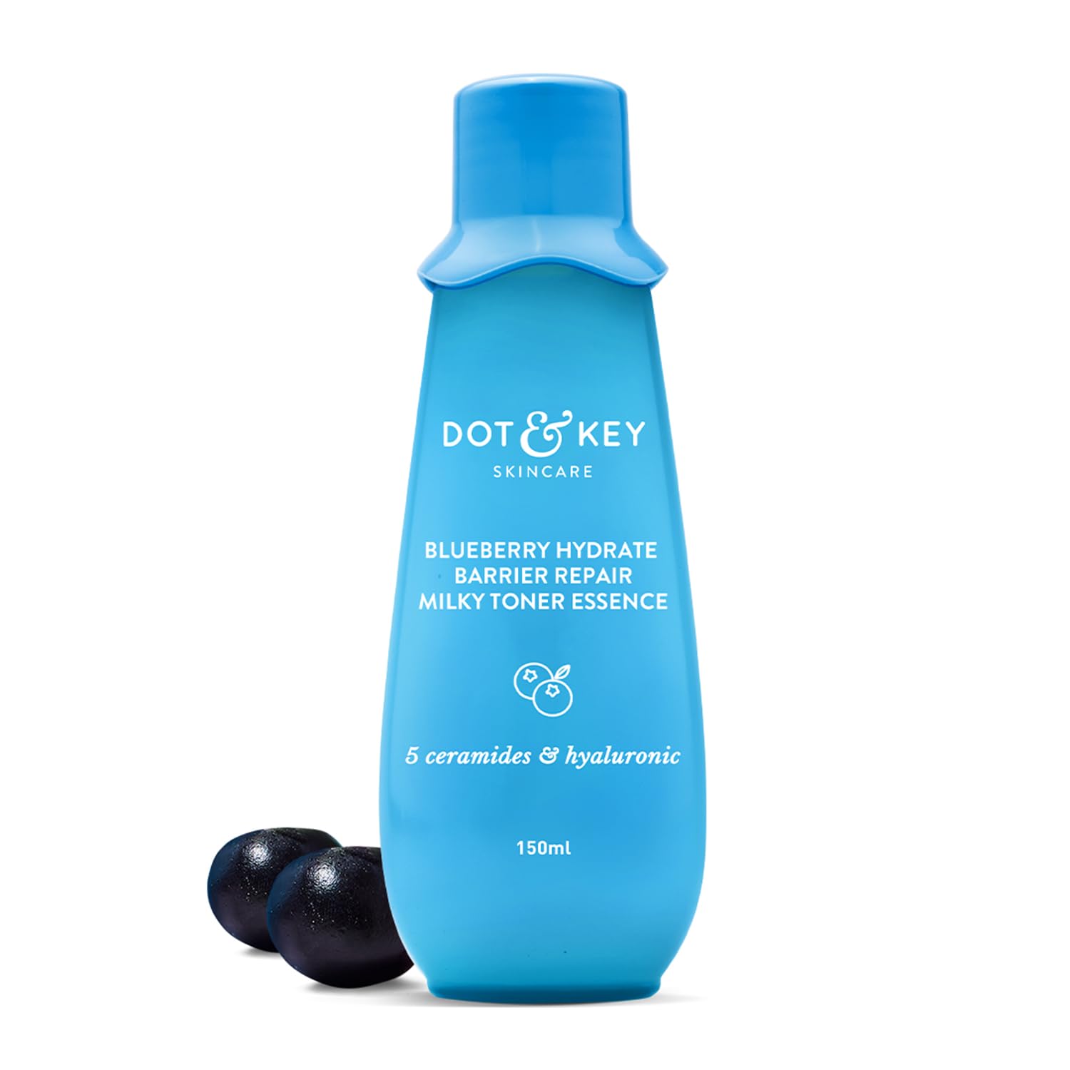 Dot & Key Blueberry Hydrate Barrier Repair Milky Toner Essence (150ml) product package photo